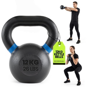 Kettlebell de compétition robuste avec revêtement en poudre pour l'entraînement (vente en gros) - Product Image 1