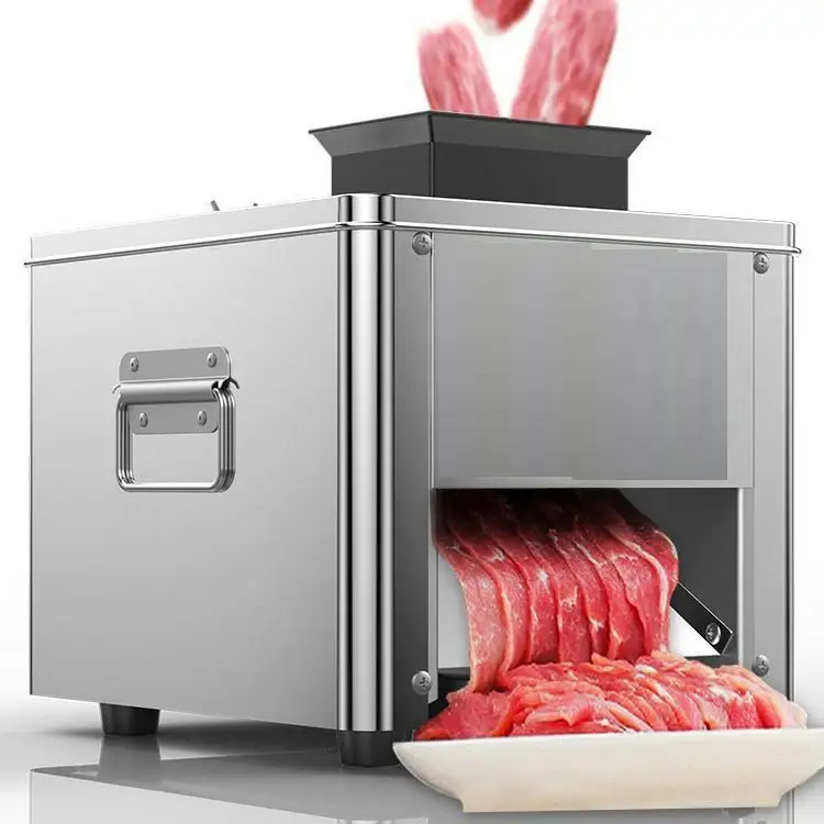 Máquina cortadora de carne y verduras, multifunción, automática