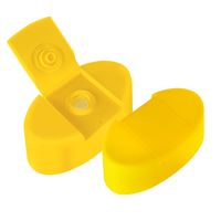 Bouchons en plastique à usage unique avec joint d'induction intégré, valve en silicone TPE, pour bouteilles de ketchup et de jus, bouchons à clapet en plastique
