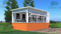 JHCE - Casas Contenedor Móviles de 20 Pies Personalizadas, Puestos de Comida Rápida, Cafeterías, Quioscos, Tiendas Escolares, Tiendas al Aire Libre