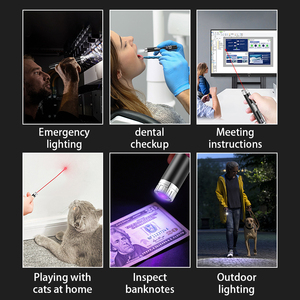 3 Trong 1 Có Thể Sạc Lại Màu Tím Ánh Sáng Mèo Đồ Chơi Đa-Mô Hình Laser Teaser & Vui Mèo Bút Vật Nuôi Tương Tác Mèo Con Trỏ Laser Đèn Pin - Product Image 5