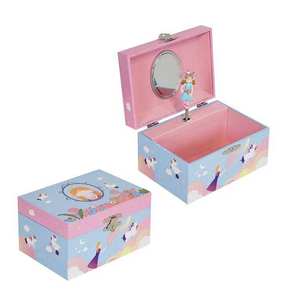 Caja de Música con Mecanismo de Bailarina, Cajas de Joyería de Princesa, Caja de Música de Ballet para Niñas - Product Image 1