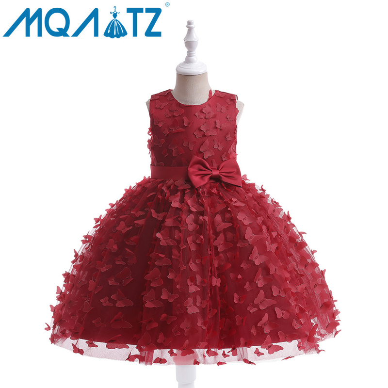 Children Girls Dress Wedding Party Elegant