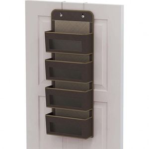 Collapsible Closet Hanging Shelves Storage Nursery Organizer the Door 4 Pockets Hanging Storage Bags for Hanging Organizer - Product Image 2