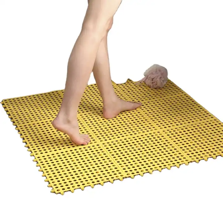 Bathroom Non Slip Mat Splicing Foot Mat Household Toilet Shower