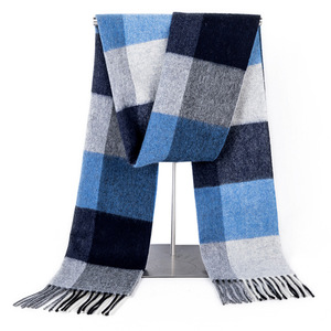 Luxury <strong>100</strong>% Pure Cashmere <strong>Shawl</strong>/Scarf Winter Women's Man Warm Plaid Checkque Pashmina <strong>Wool</strong> Scarf - Product Image 6