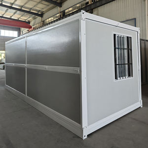 Structure en acier détachable à installation rapide Paquet plat modulaire préfabriqué Maison en conteneur pliable préfabriquée pour immeuble de bureaux - Product Image 1