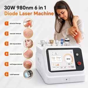 Máquina de Depilación Láser de Diodo 6 en 1 de 30W 980nm, Rejuvenecimiento de la Piel, Equipo de Fisioterapia para Eczema y Hongos en las Uñas - Product Image 5