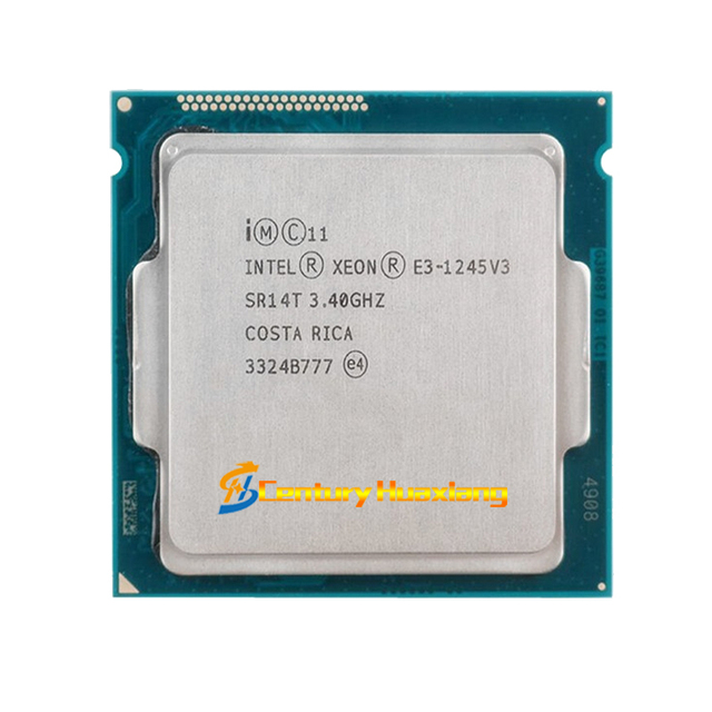 Intel Processor E3-1245 V3 8M Cache 3.40 GHz SR14T 8M Brand Xeon CPU E3-1245 Sever Processor