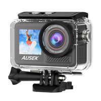 Nouvelle caméra d'action WIFI 5K 60fps avec support à dégagement rapide, écran tactile 2,2 pouces et EIS 6 axes pour le cyclisme en plein air, la moto et la conduite