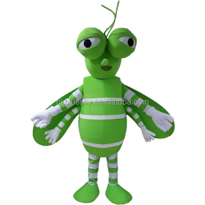 2025 Adorables <span class=keywords><strong>disfraces</strong></span> <span class=keywords><strong>de</strong></span> Mascota <span class=keywords><strong>de</strong></span> <span class=keywords><strong>mosquito</strong></span> verde y negro para espectáculo <span class=keywords><strong>de</strong></span> publicidad al aire libre - Product Image 1