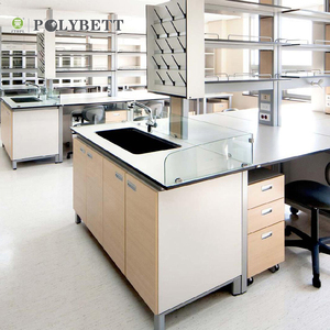 Encimera de laboratorio resistente a productos químicos Encimera de laboratorio de placa Hpl compacta fenólica - Product Image 2