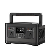 SHANGHUI SHESF-PPS500-1 500W 2200W Adaptor AC Pembangkit Listrik Portabel Tenaga Surya Pengisian Daya Gelombang Sinus Murni LiFePO4 2048Wh