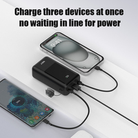 WST vente en gros produit vente 20000mAh câble intégré détachable PD22.5W charge rapide affichage LED lanière détachable banques d'alimentation