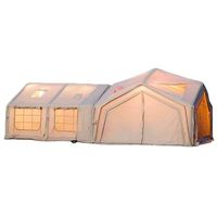 Usine 4 côtés portes grande tente de plage de Glamping légère gonflable pour le camping en plein air de 8 personnes