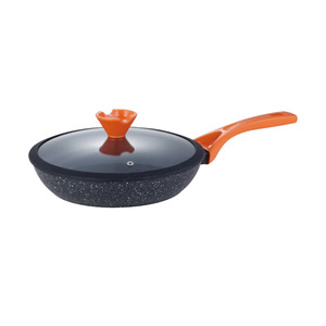 Shan Zu Black Crystal Frying Pan 26cm Nonstick Maifan Stone Color For Home Use - Product Image 1