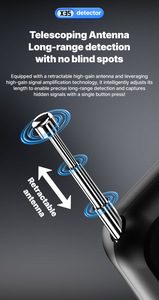 Detector <span class=keywords><strong>de</strong></span> Dispositivos Ocultos para Pared, Techo y Alfombra, Protege la Privacidad Contra la Vigilancia Ilegal - Product Image 5
