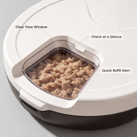 Station de nourriture humide intelligente en forme de bouteille, étanche, rechargeable, avec refroidissement et chauffage semi-conducteurs 24W, conforme RoHS, pour chats et chiens