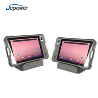 Tablette robuste Android 12 NFC, collecteur de données, lecteur de codes-barres, tablette industrielle biométrique avec lecteur d'empreintes digitales, 8 pouces en stock