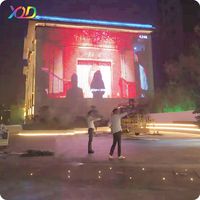 Pantalla LED de Puntos XQD, Resistente al Agua, para Exteriores, WS2811 RGB 3D, Pantalla de Píxeles LED