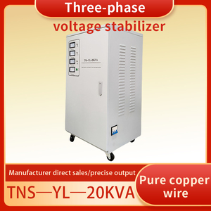 電圧スタビライザー三相SVC TNS-20KW 20KVA入力304-456V出力380V高精度完全に自動化されたスタビライザー440V220V - Product Image 5