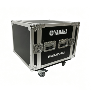 Estuche de Transporte Resistente OEM 8U con Soporte Antivibraciones para YAMAHA Rio3224-D2, Caja de 19'' con 4 Ruedas y Puerta Frontal/Trasera Extraíble - Product Image 4