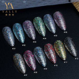 El mejor esmalte de gel uv popular de larga duración en 12 colores disco colorido crepúsculo brillo - Product Image 5