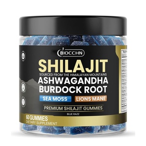 Natuurlijke Kruiden Shilajit <span class=keywords><strong>Gummy</strong></span> <span class=keywords><strong>Candy</strong></span> 5000mg met Ashwagandha, Zeewier, Zwarte Zaadolie, Suiker-Vrij, Mannelijke Energie - Product Image 1