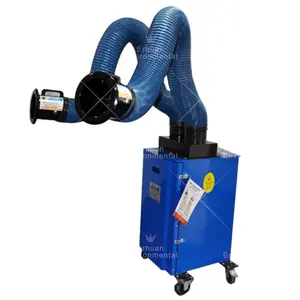 Wholesale Quality Dust Collector Two Suction Pipes Welding Fume Extractor Dust Extractor Air Filtration Unit