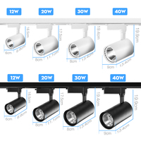 Moderne LED-Deckenleuchten mit Verstellbarem Winkel für Hotel, Geschäft, Büro und Zuhause, LED-Einbau-Schienenleuchten/Spotlights