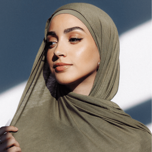 Venta caliente musulmán lujo Premium algodón Jersey Hijab Conjunto personalizado Pantone colores transpirable largo Underscarf Cap multifunción - Product Image 2