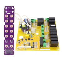 Control Remoto Recargable de 10 Teclas y Una Velocidad para Grúa Inteligente, Transmisor y Receptor para Remolque, Polipasto Eléctrico de Cadena