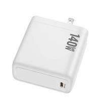 Chargeur rapide GaN 140W USB C PD3.1 avec prises interchangeables (EU/US/UK/AU) pour iPhone MacBook Samsung