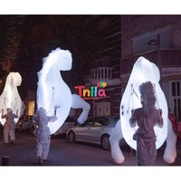 Étoile gonflable suspendue en promotion pour les fêtes de restaurant, décorations lumineuses en forme d'étoile