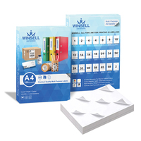 40Up 45 Up 100 Barcode 45Up Autocollant multi-usages Demi-feuille A4 Étiquettes d'expédition auto-adhésives