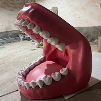 Modèle de dent Standard en gros d'usine avec 28 dents modèle pratique de fausses dents Sculpture en fibre de verre personnalisée