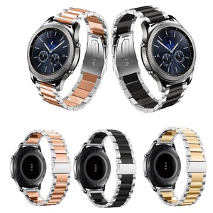 Correa de Acero Inoxidable de Primera Calidad con Cierre Magnético de Liberación Rápida para Reloj Samsung Galaxy <span class=keywords><strong>8</strong></span> <span class=keywords><strong>7</strong></span> 6 5 4 FE Pro Classic Active 2, Correa de Metal - Product Image 2