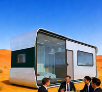 Vente flash : Cabane modulaire de luxe Apple avec salle de bain complète pour les centres de glamping et les séjours de vacances
