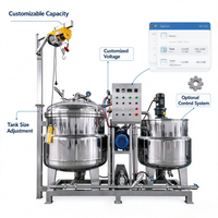 Machine de trempage sous vide pour la production de fruits confits (myrtilles et fraises)