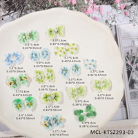 30PCS/kit Kawaii Handmade Nail Art Resin Charms 3D Design Nail Acrylic Flowers Acrylic flower