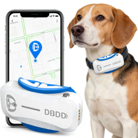 Traceur GPS pour chien avec suite de suivi de santé, localisation en temps réel, alertes géofences, moniteur d'activité et de sommeil, diagnostic IA, étanche IP67, en plastique, 4G
