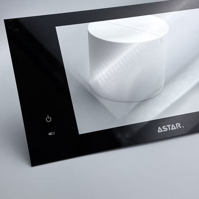 Multi Function AGC Tempered Glass Panel for Refrigerator Door Kitchen Interactive Printing Mounting Holes Premium Aesthetic