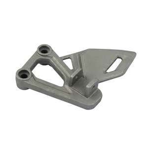 Componente de aluminio fundido a presión con superficie arenada - Product Image 1