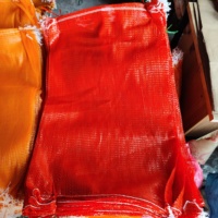 Zware, ademende verpakkingsnetzakken op maat, 10kg, 25kg, 50kg PP Leno-mesh zakken voor uien, aardappelen, groenten, fruit, sinaasappels, citroenen