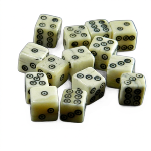 Dés de Ludo carrés modernes faits à la main en os de buffle et de chameau, écologiques et de haute qualité, accessoire de jeu de société de luxe, prix abordables, nouveauté - Product Image 1
