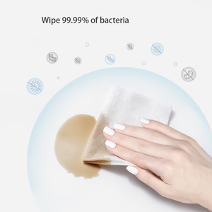 99% Água Flushable <span class=keywords><strong>Wipes</strong></span> Adulto e Bebê ECO Friendly <span class=keywords><strong>Wipes</strong></span> com Vitamina E Aloe Vera Eucalyptus <span class=keywords><strong>Oil</strong></span> e Tea Tree <span class=keywords><strong>Oil</strong></span> Sewer Safe - Product Image 6