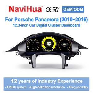 Navihua New <b>Digital</b> LCD Dashboard Instrument <b>Speedometer</b> Cluster Wireless Carplay Virtual Cockpit <b>for</b> Porsche Panamera 2010-2016 - Product Image 1