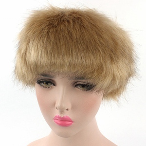 Winter Fur Warm Headband Fox Fur Hat Faux Fur <strong>Head</strong> <strong>Warmer</strong> Women's Ear <strong>Warmer</strong> Earmuff Turban Hair Band Hair Accessories M0274 - Product Image 4