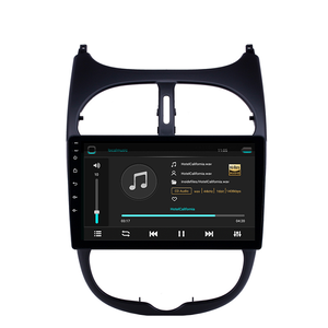 9 pouces Gps Navigation Audio Stéréo Carplay Android Auto AHD DSP 4 + 64GB 4G LTE Voiture Radio pour Peugeot <span class=keywords><strong>206</strong></span> - Product Image 3
