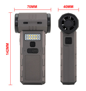 Lámpara de <span class=keywords><strong>Trabajo</strong></span> LED Recargable y Portátil, Soplador de Aire Comprimido de 130,000 RPM, Mini TurboVentilador con Clasificación IP33, 13 Aspas, para Limpieza de Computadoras y Automóviles - Product Image 5